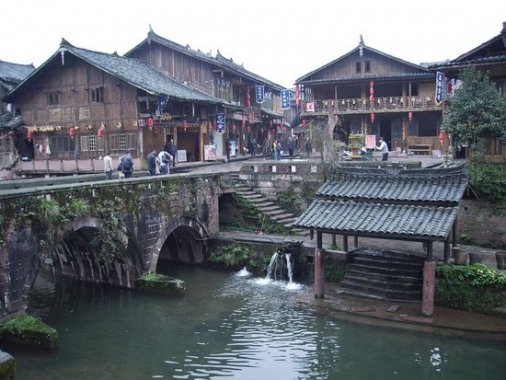 曾經(jīng)的雅安 水墨上里古鎮(zhèn)